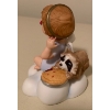 Image 2 : Franklin Mint Almost Angels Porcelain Baby Boy w/ Half a Halo 4T