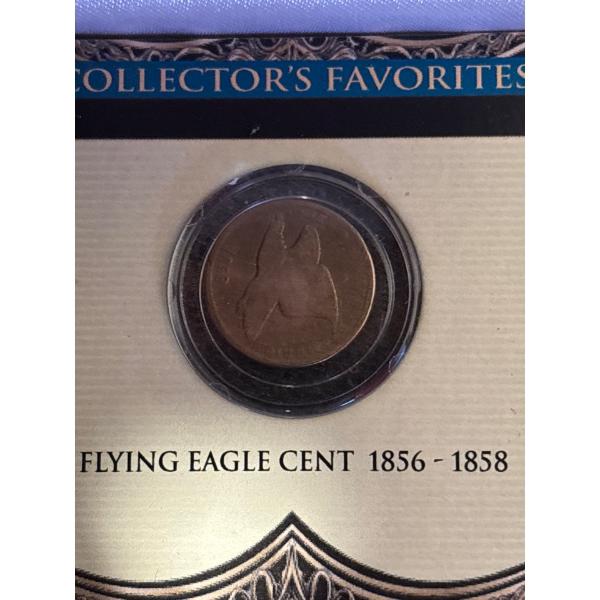 American Coin Treasures Collectors Favorites Flying Eagle Cent 1856-1858 Coin