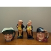 Image 1 : Royal Doulton Cups & Figures  (4T) 'Gone Away', 'Toby Philpots', Micawber & Pickwick