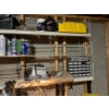 Image 4 : Skill Saws  grinding wheel workbench, all contents included, sander, and magnified light