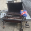 Image 1 : ONO POKE Large Outdoor Rotisserie BBQ Smoker with Propane Burners