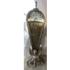 Image 2 : Brass Victorian Fireplace Screen - Gargoyle Fan