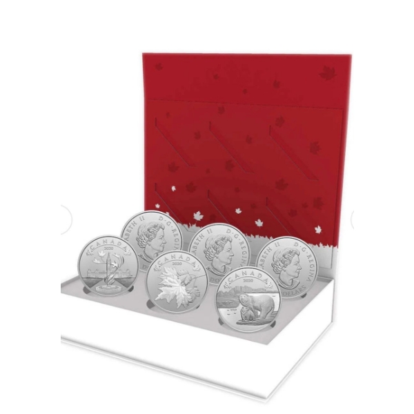 2020 $10 O Canada - Pure Silver 6 Coin Set
SKU: 176838