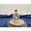 Image 2 : Hand Painted Crane Snuff Bottle with Spoon 3H