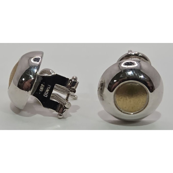 585 Italy Gold Earrings (3.6 Grams Total)