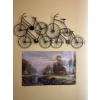 Image 1 : Metal Bike Art 35" Long & 16" high With 2 Framed Bike Prints 