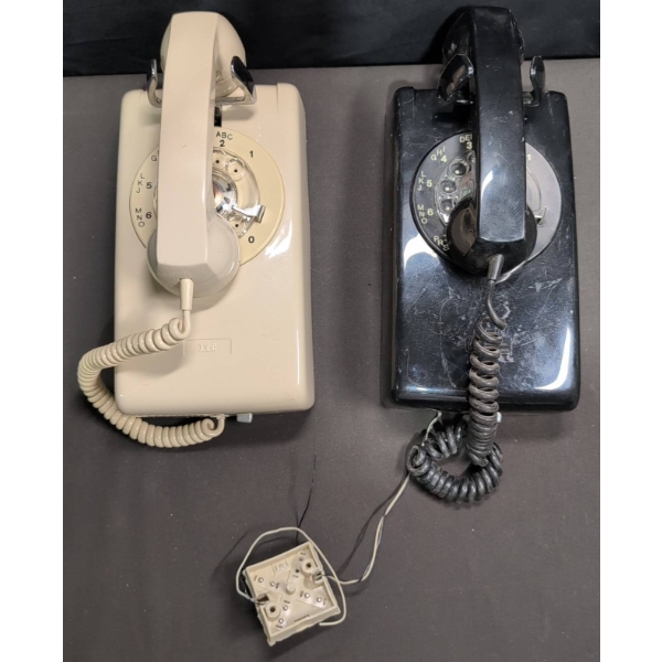 Rotary Dial Wall Telephones