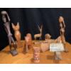 Set of Wooden Carved Figures 