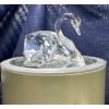 Image 3 : Swarovski Crystal Pair of Swans 2H & 1.5H with Original Box