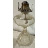 Image 3 : Victorian Eagle Amethyst Glass Oil Lamp & Antique Correct Oil Lamp