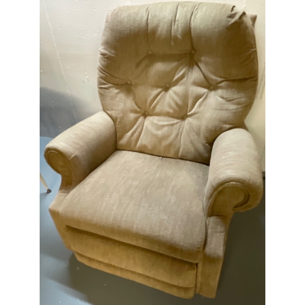 Vintage Lazyboy Upholstered Rocker 39x34x41