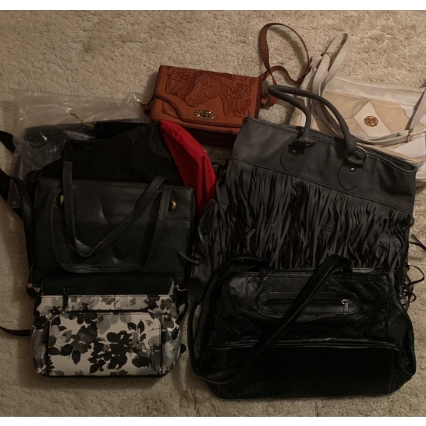 Assorted Ladies Fashion Accessories - Hand Bags - Genuine Leather Tassels & More