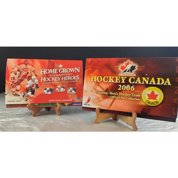 Canadian Hockey Collectible Pin Sets, Early 2000's