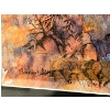 Image 5 :  two pieces of art titled "Primaries and Gold I" created by Marianne Vandubley. Professionally frame