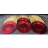 Image 2 : Red & Gold Charger Plates