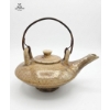 Image 7 : Collection Of Asian-Style Pottery, Teapot , Tea Bowl, A lid Container, And A Soapstone Figurine 