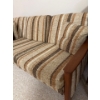 Image 3 : Vintage Fabric Couch w/ Solid Wood - 71W, 31D, 28T 