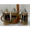 Image 1 : 3 Smaller Beer Steins From Germany 