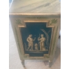 Image 3 : French Painted 3 Drawer Dressing Table 35x17x32 Vintage Stone Effect