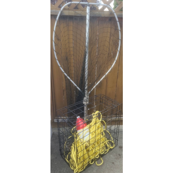 Gibbs/Nortac Landing Net with Crab Trap