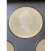 Image 4 : 1995 Royal Canadian Mint Proof Set with 7 Coins, Including Gold-Plated Dollar
