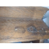 Image 4 : Wooden Hall Mirror w Shelf & Lion Foot Detail 45 w 9 d 2 1/2 h
