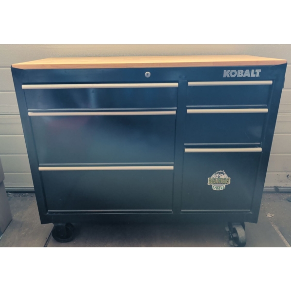 Heavy Duty Kobalt Tool Chest On Casters - Drawer Steel Rolling Tool Cabinet 