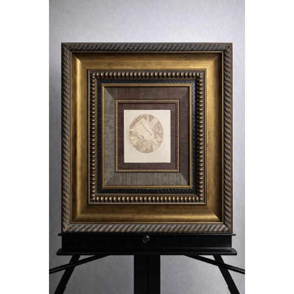 Csaba Markus Limited Edition Etching on Paper with Hand Embellishments on copper plate signed in pen