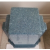 Image 2 : Stone Fill Ganite Cremation Urn 9 W, 6 D, 9 T (Cubic Inch Unknown)
