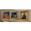 Image 3 : Wall Divider, Matching Frame & Eiffel Tower Picture  6ft tall Room Divider