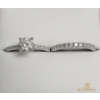 Image 3 : White Gold Twins Engagment Ring 