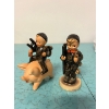 Image 1 : Goebel Hummel "Chimney Sweep Boy Riding Pig" (#61), Goebel Hummel "Chimney Boy" (#12)