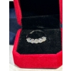Image 3 : 1ct Round Moissanite Set in Sterling Silver Ring