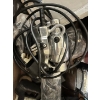 Image 3 : Leather tool belt, four piece, fishing combo, fillet knife, counterfeit lamp, hand press, machine, a