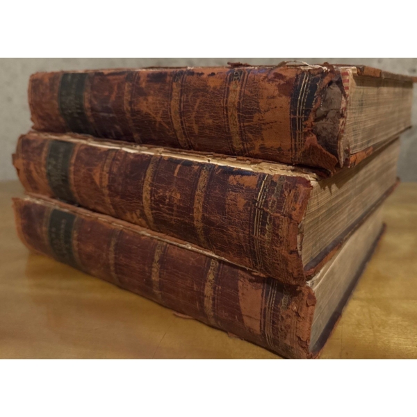 Antique (~1800s/Early 1900s)  Tales of the Borders Vol. I, II & III; Tyne Publishing Co.  DAMAGE