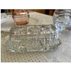 Image 3 : Vintage cut crystal decanter, featuring a "wave" pattern in the glass a tapered body, & SO MUCH MORE