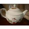 Image 3 : Vintage Linens Featuring Embroidery & Cross Stitch Pottery Sauce Cups Porcelain Tea Pot & More 
