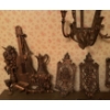 Image 5 : Copper Colored Hard Plastic Wall Sconce Collection (Candelabra 25L) 