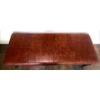 Image 3 : Fine Furniture Brown Leather Bench w/Metal Base- Rustic Bench Seat