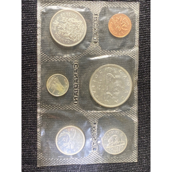 1966 Canadian Silver Uncirculated Coin Set