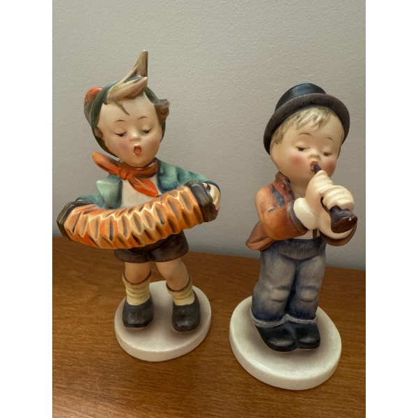 Pair of Hummel Musical Boy Figurines - 6T 