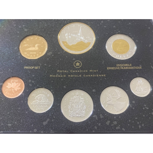 2010 Royal Canadian Mint Proof Set of Coins