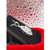 Image 2 : 3ct Round Moissanite with 14 Round Cubic Zirconia in Starburst Shape in 925 Silver Pendant