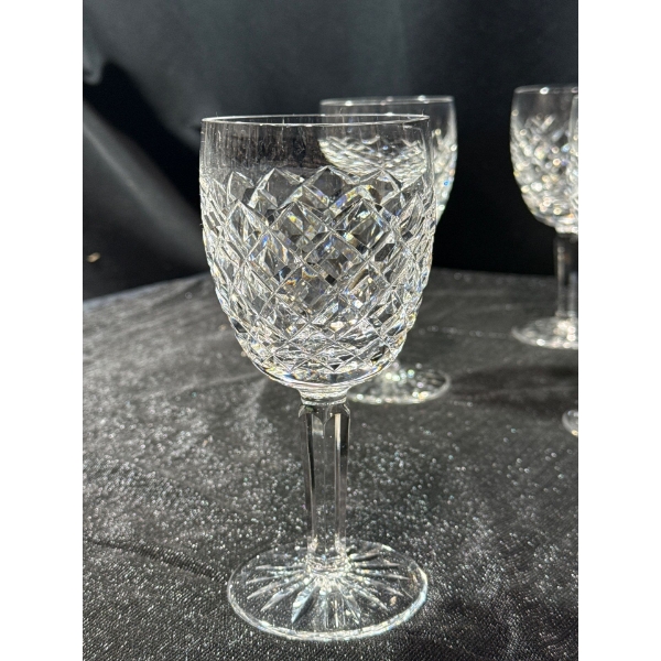 Waterford Crystal Comeragh Claret Wine Glasses 10 Pieces