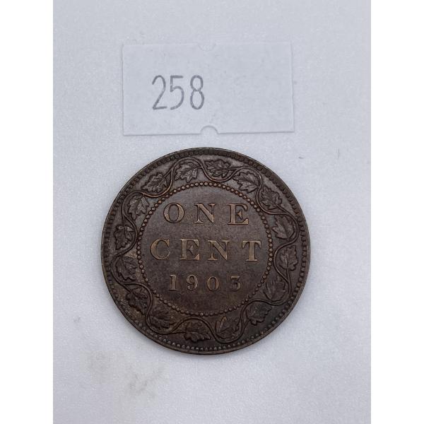 1903 Canadian Large One Cent
