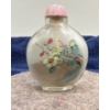 Image 2 :  Landscape/Scene/Floral Snuff Bottle with Spoon  2.5H
