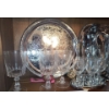 Image 4 : Contents of Cabinet, Silver Plated Trays, Decanter, Glasses, Cups & more