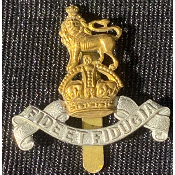 British Royal Army Pay Corps Officer's Cap Badge from WWII