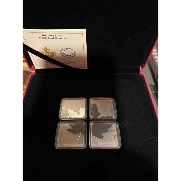 2017 Maple Leaf Quartet - Pure Silver 4-Piece Set