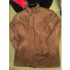 Image 2 : Men's Outerwear Collection - Suede Dockers Size Large Reinforced Crew Neck & New Mitts & Toque 